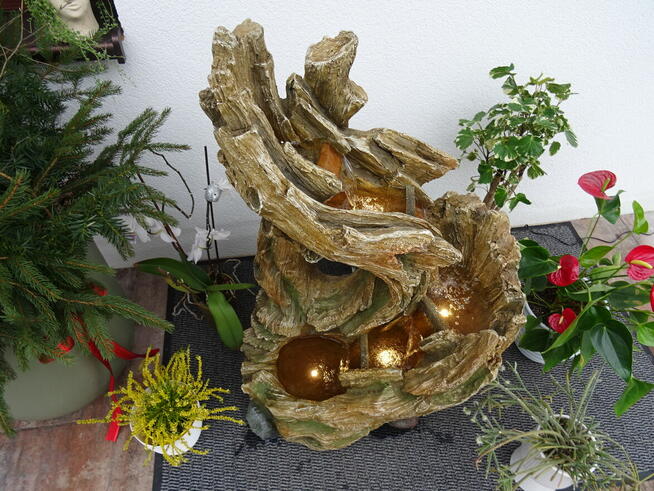 Fontanna Ogrodowa Dekoracyjna Stary Konar wys. 102 cm !