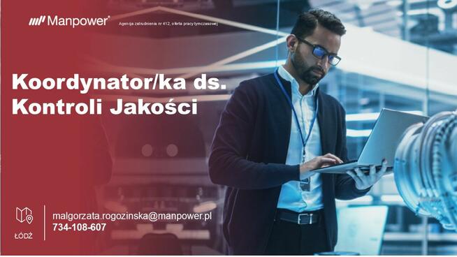 Koordynator/Koordynatorka d/s kontroli jakości