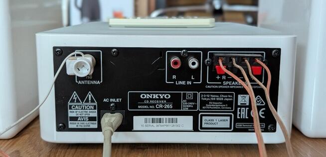 Wieża Onkyo CR-265 + Kolumny D-T25 | Bluetooth, USB, CD