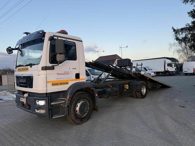 Man TGM 18. Pomoc Drogowa plyta hydrauliczna widelec