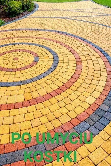 Mycie, czyszczenie kostki brukowej