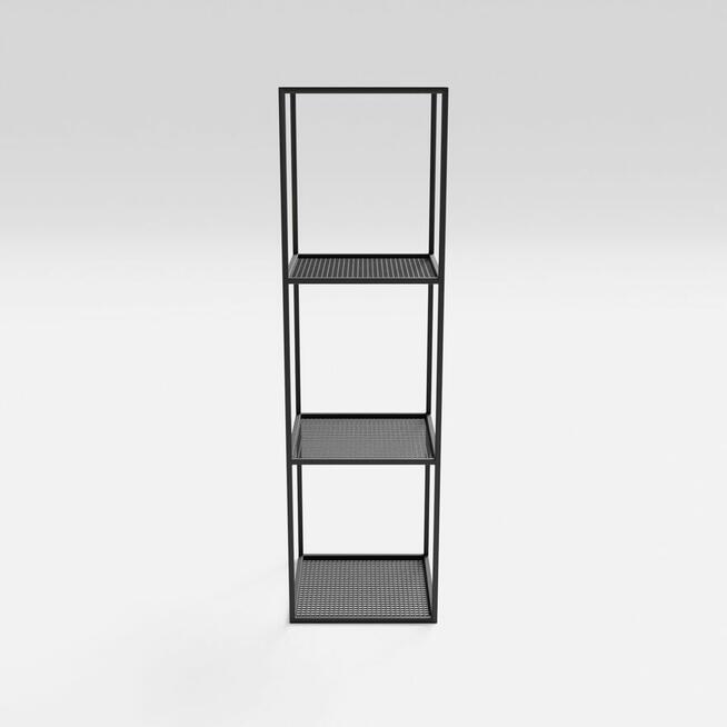 Regał loft słupek blacha perforowana 100x40x40