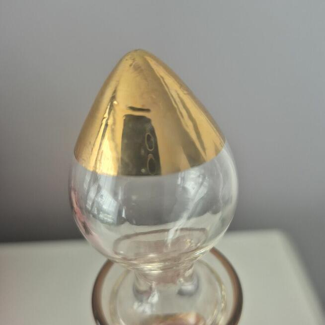 Karafka i szklaneczki do wina PRL