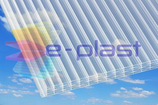 Poliwęglan komorowy zestaw na zadaszenie 10mm 4000x6300mm