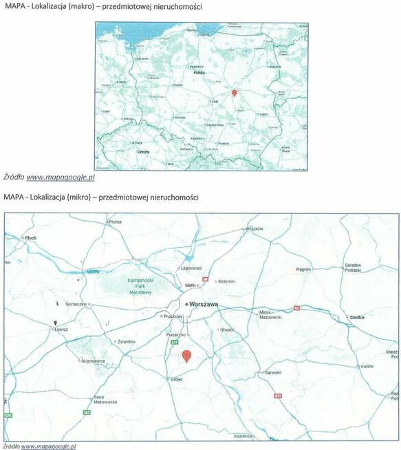 1/40 w drodze wewnętrznej Wola Wągrodzka cena 3 200,00 zł.