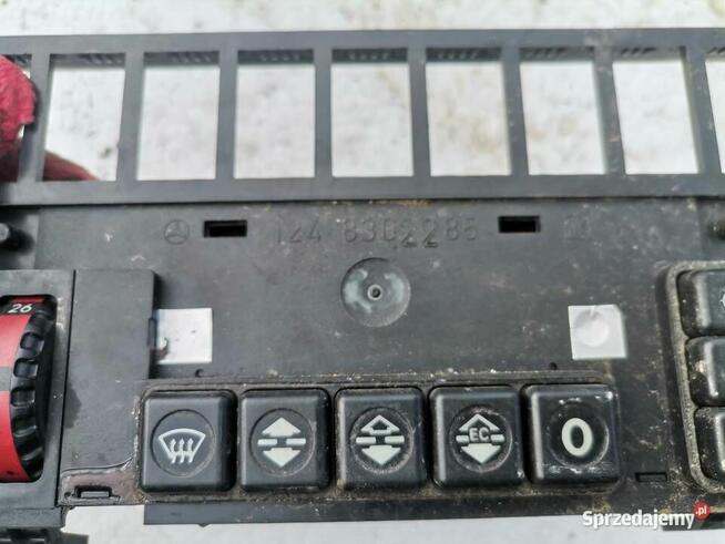 Panel Sterowania Nawiewu Mercedes W124