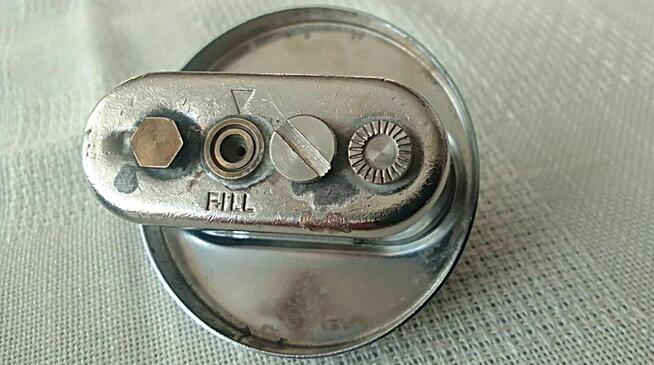 Zabytkowa stara zapalniczka gabinetowa gazowa Erhard