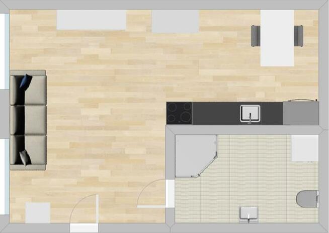 Wielka 12, Pogoń, funkcjonalna kawalerka