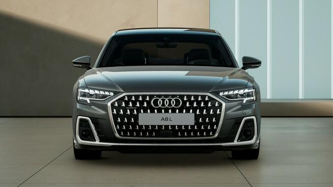 Audi A8 Lang_OśSkrętna_Masaże_Wentylacja_HeadUp_Panorama_B&O_Webasto_Dociągi_