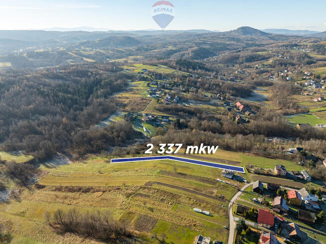 Urocza działka tylko 20min na południe od Krakowa