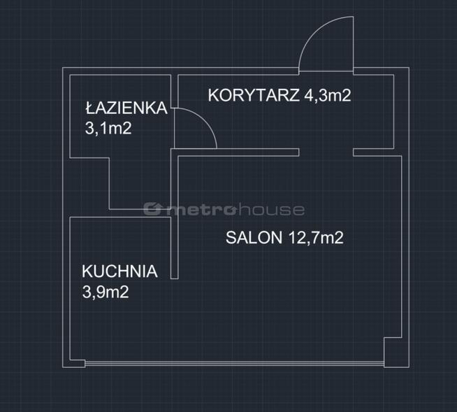 Słoneczna kawalerka z widokiem Wyszyńskiego 26