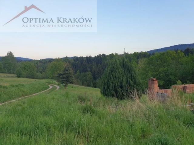 Działka budowlana Osieczany gm. Myślenice