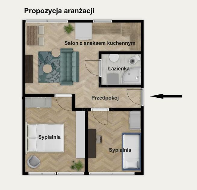 Mieszkanie Wrocław Wrocław-Krzyki, Krzyki, pl. Ludwika Hirszfelda