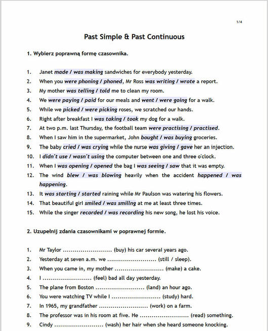 Język Angielski: Korepetycje (indywidualne lekcje dodatkowe)