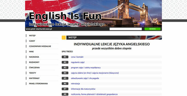 Język Angielski: Korepetycje (indywidualne lekcje dodatkowe)