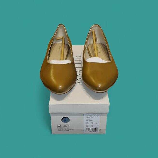 Anna Field Czółenka Org Skóra Naturalna Rozm 45