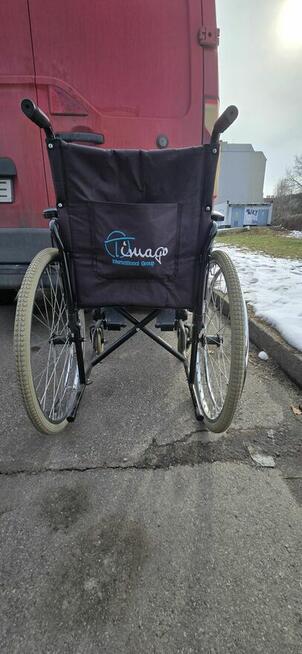 Wózek inwalidzki stalowy ręczny, H011 Basic firmy TIMAGO