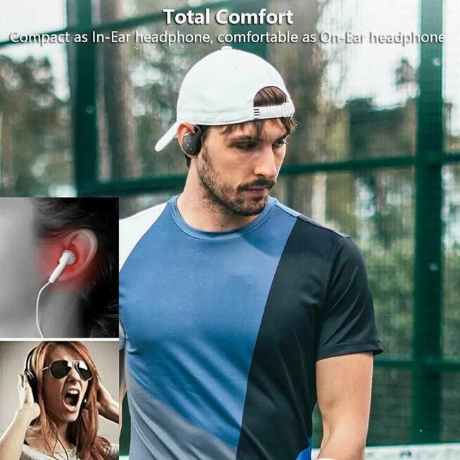 Słuchawki bezprzewodowe z Radiem na Kartę Nauszne Bluetooth