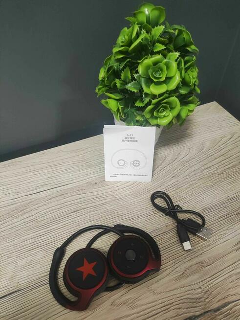 Słuchawki bezprzewodowe z Radiem na Kartę Nauszne Bluetooth