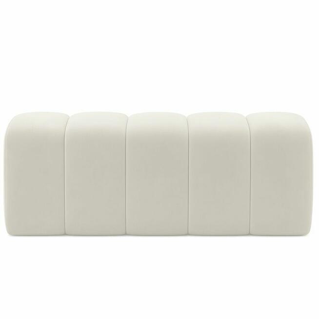 Pufa tapicerowana Bubble Ecru