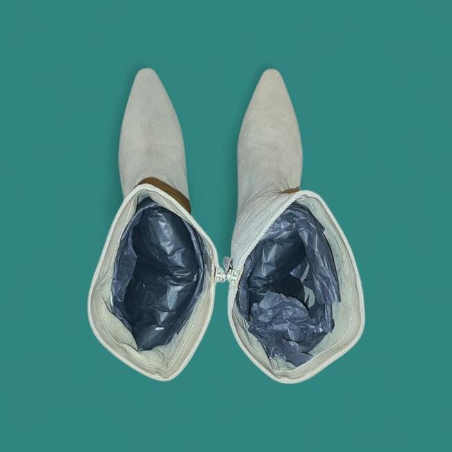 Anna Field Nowe Kozaki Org Skóra Naturalna Rozm 41