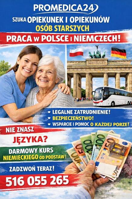 Praca w NIEMCZECH I POLSCE od zaraz !! Pełna organizacja