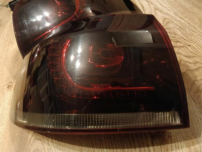Lampy tył LED dymione golf 6 depo komplet