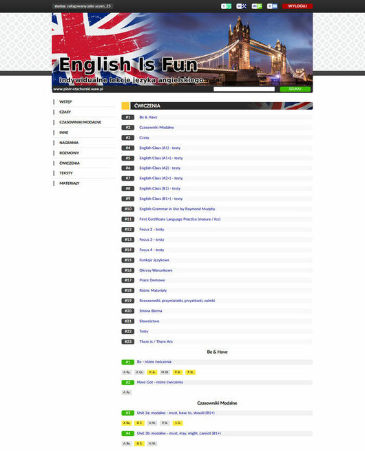 Język Angielski: Korepetycje (indywidualne lekcje dodatkowe)