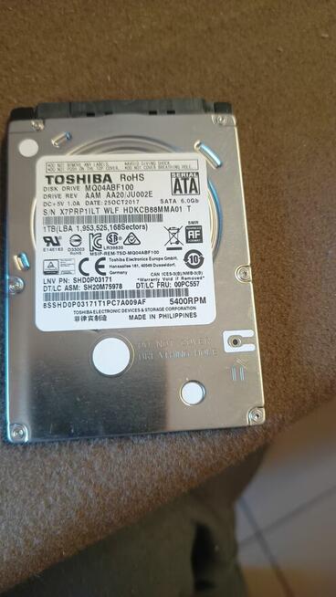 Dysk twardy Toshiba 1TB