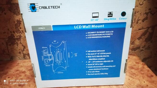 Uchwyt do mocowania TV na ścianie nowy