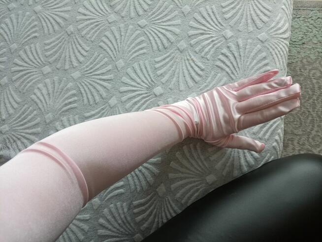 Rękawiczki satynowe