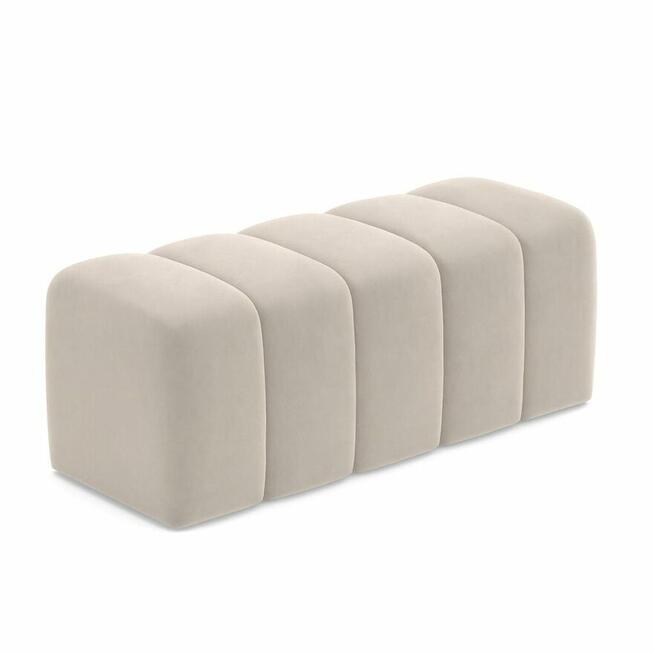 Pufa tapicerowana Bubble Ecru