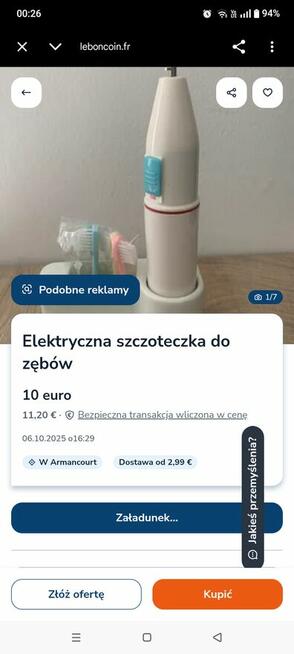 Szczoteczka do zębów BRAUN Oral-B + gratis Polecam