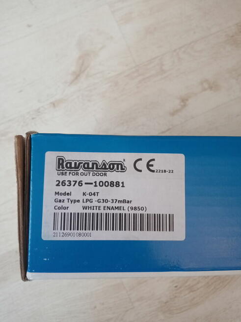 Kuchenka RAVANSON gazowa 4 palnikowa 6.46kW