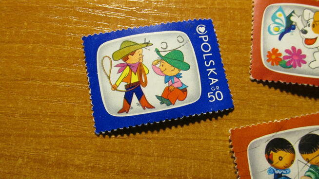 Znaczki - dobranocki PRL 1975