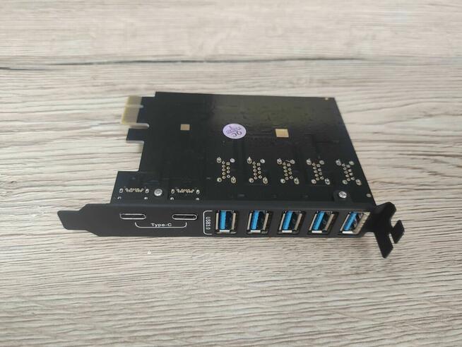 Adapter Kontroler Karta rozszerzeń HUB USB3.0 USBC PCI PCIe