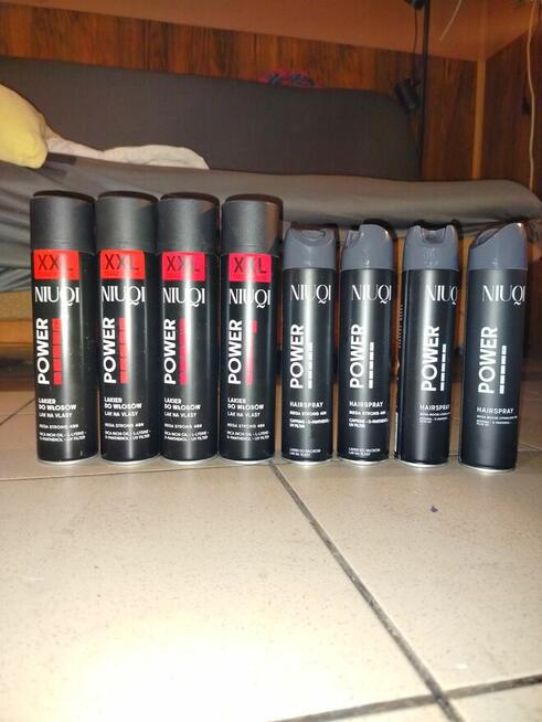 NOWE Żele do prania Coccolino i lakiery do włosów NIUQI