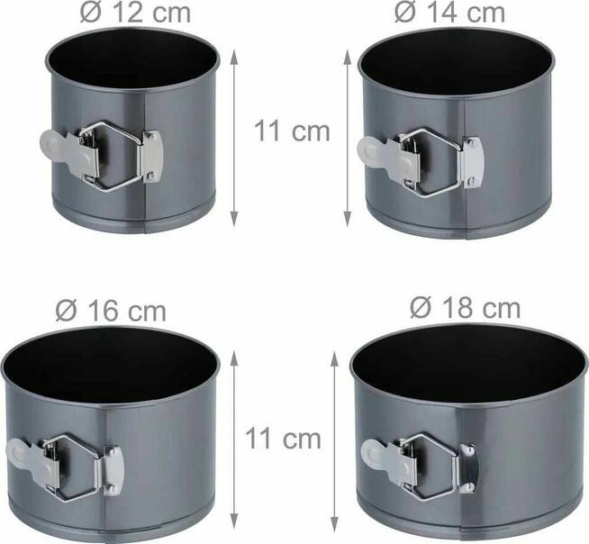 Formy do Pieczenia Foremki RelaxDays blacha okrągłe