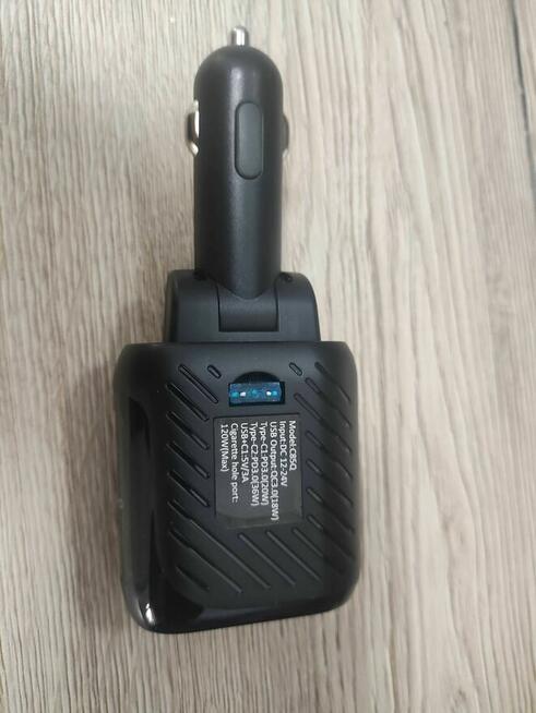 Ładowarka Rozdzielacz Gniazda Zapalniczki USB-C samochodowa