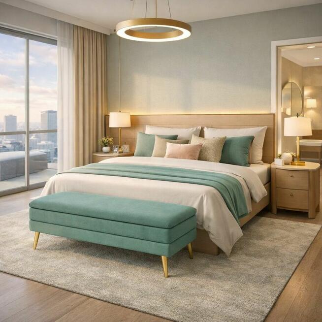 Ławka tapicerowana ze schowkiem | Kolekcja GG-1