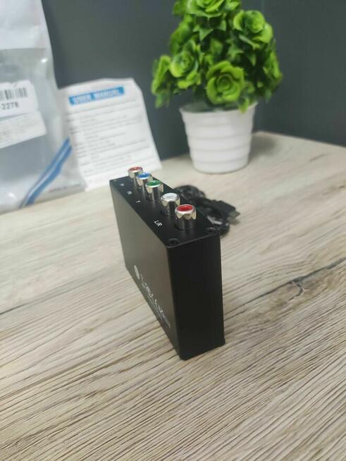 Konwerter adapter Component chinch HDMI konsoli PS2 PS3 DVD