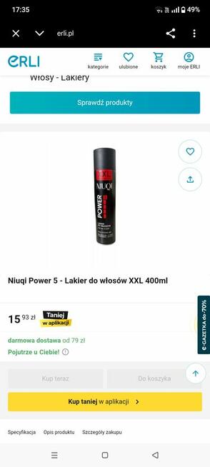 NOWE Żele do prania Coccolino i lakiery do włosów NIUQI