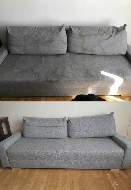 Pranie tapicerki meblowej. Kanapa od 150 zł. Szybkie terminy