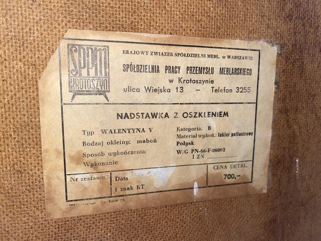 Oryginalne meble z PRL