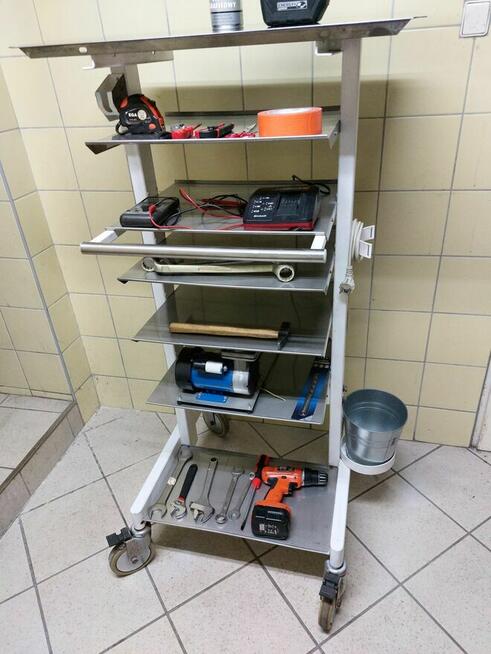 Polecam Mocne Regały Aluminiowe 3 Kpl. Prod. Dania