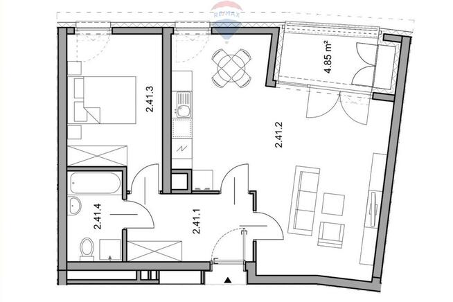 Mokotów | 55 m² | 2 pokoje z potencjałem 3.