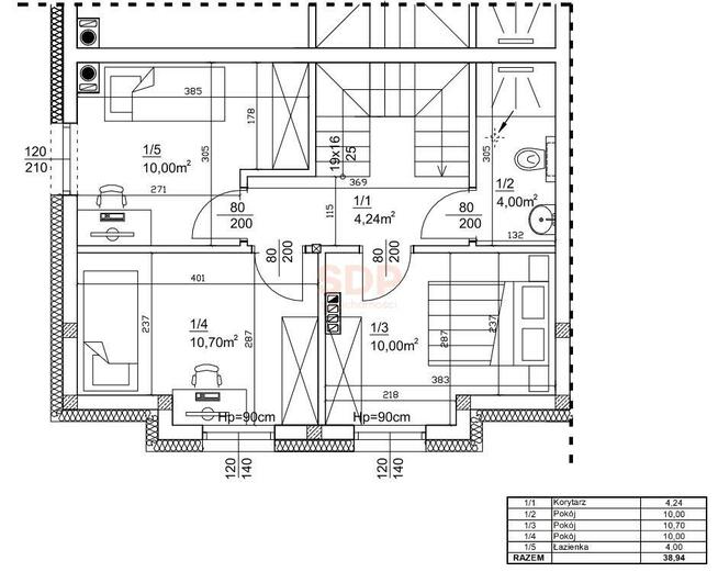 Dom Krośnice, Działkowa