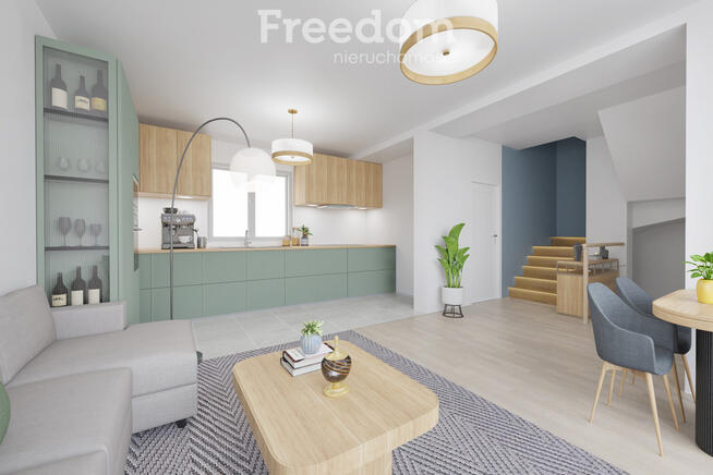 Nowe mieszkanie dwupoziomowe.