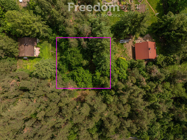 50 m do jeziora! | prąd i woda przy działce