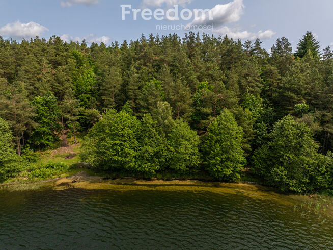 50 m do jeziora! | prąd i woda przy działce